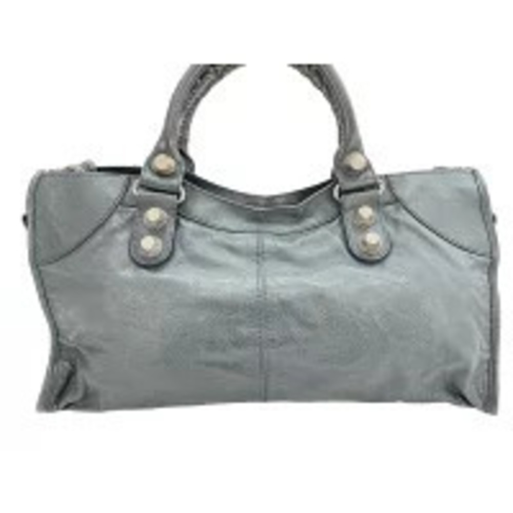 Balenciaga The Giant Time Handbag Gray
